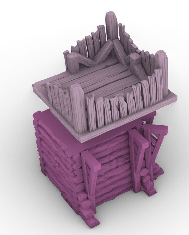 Last Chance Outpost with ALL Expansions TErrain Building