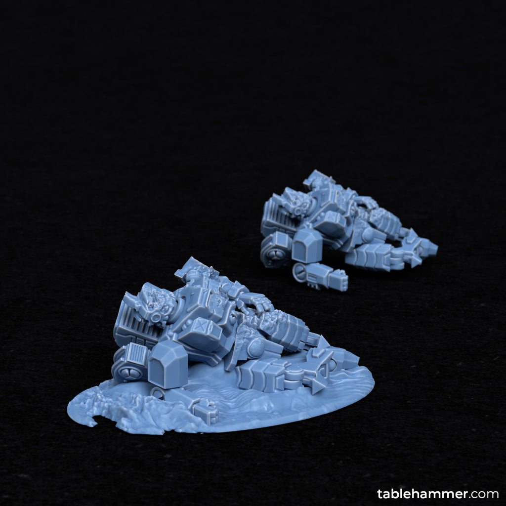 Combatsuit wrecks - Scenic battlesuit casualities