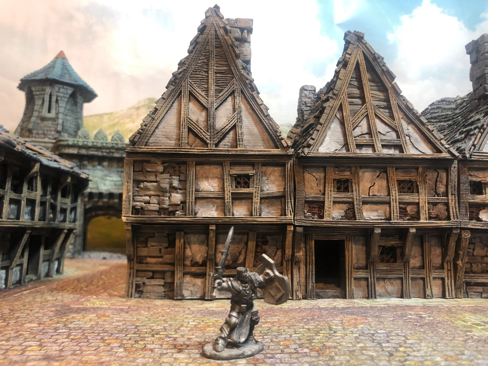 Timber Frame Row Houses   with Bits - Home Units for Village or Hamlet