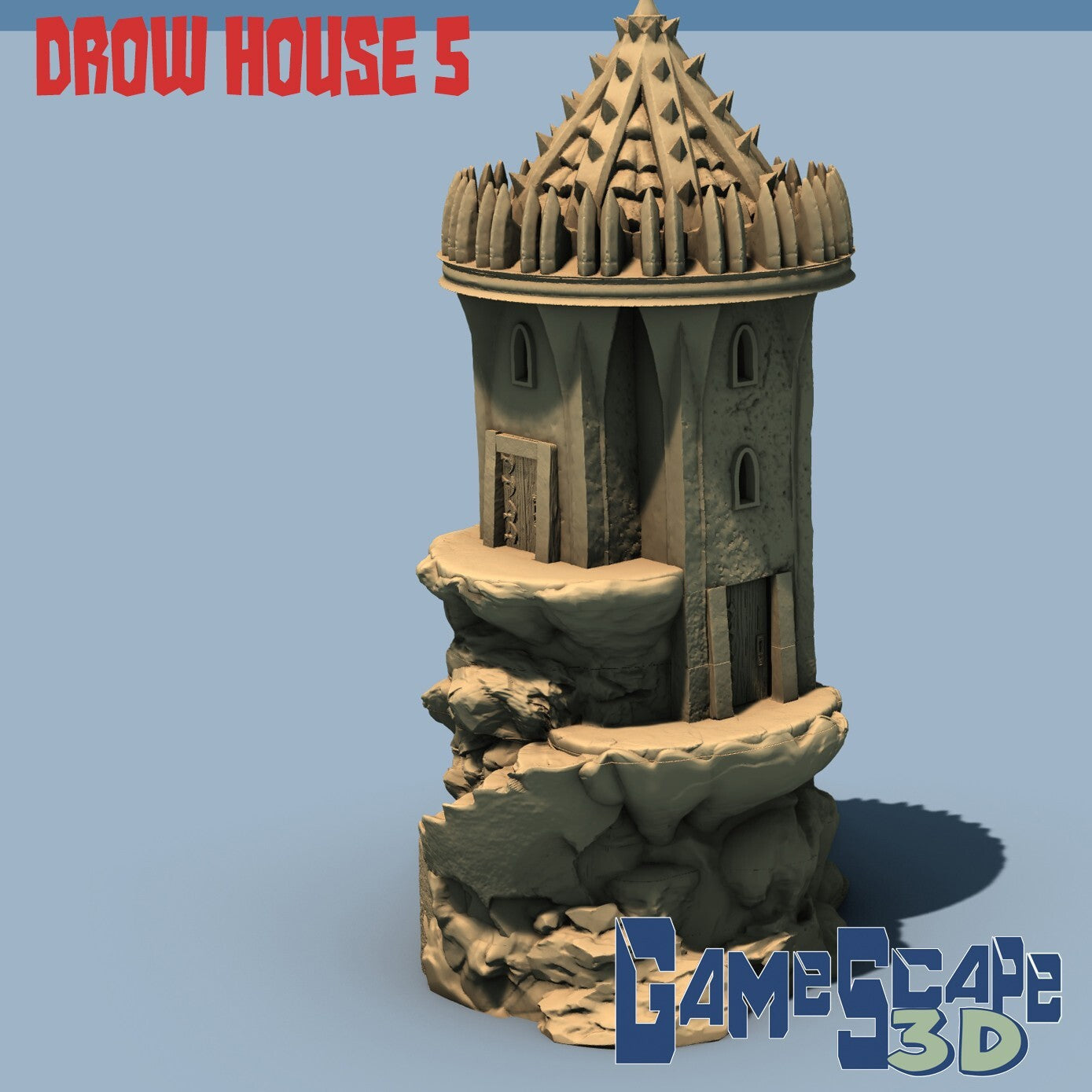 Drow House 5 - Matriarch Family Dwelling - Noble Home - Cliffside Castle