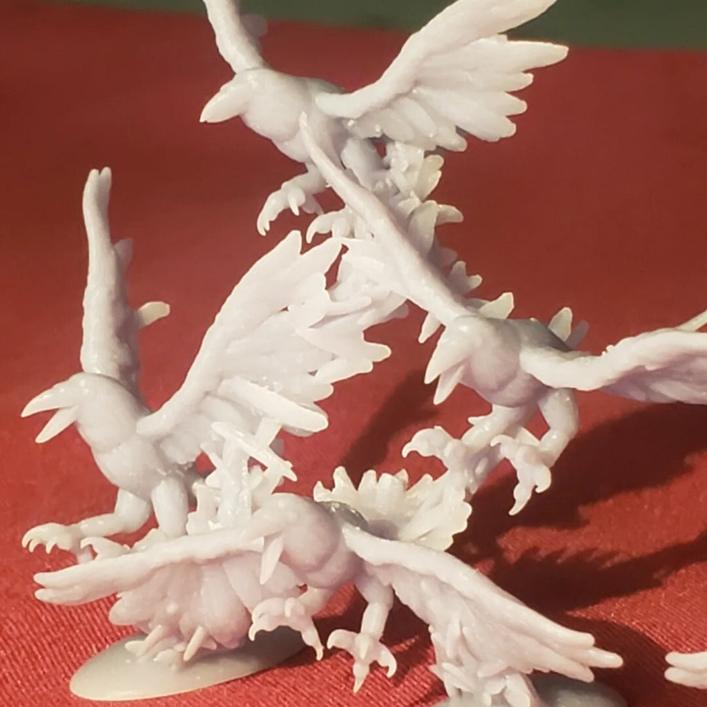 Murder of Crows - Raven Flock - Grimdark Birds - Alternative Bat Swarm