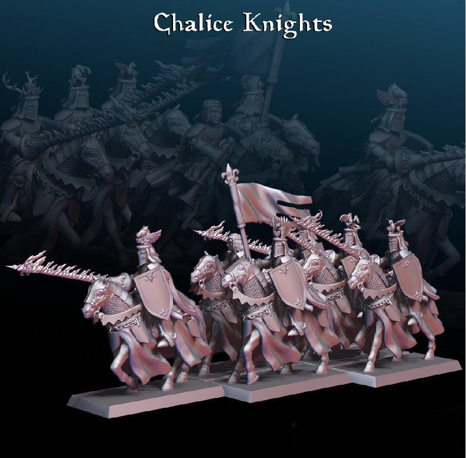 Chalice Knights - Knights of the Holy Grail - Flaming Lances