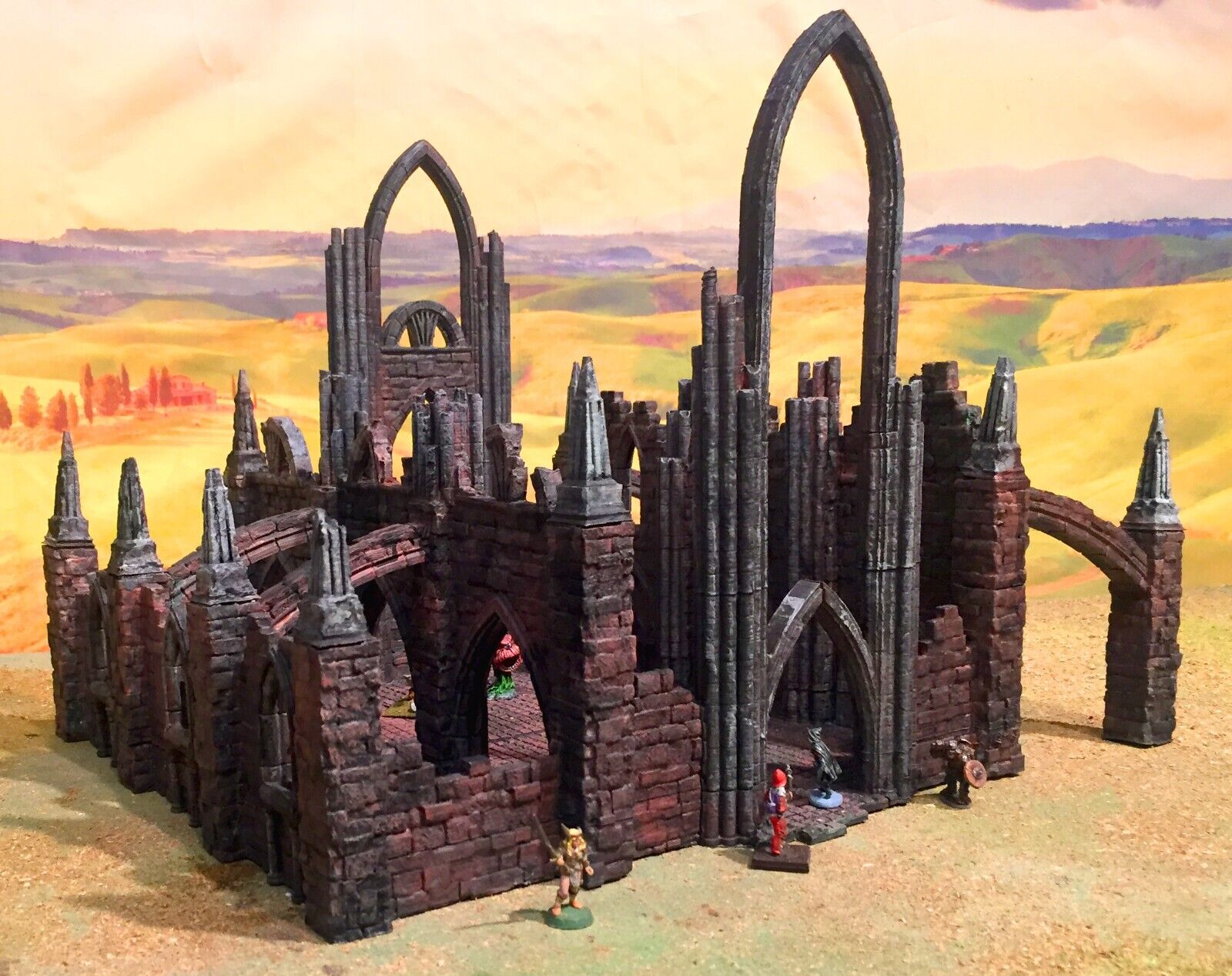 Ruined Abbey Terrain Building