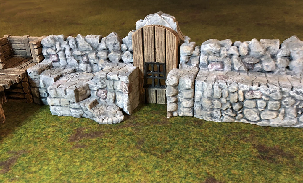 Stronghold on the Borderlands - Wooden Palisade Fort - Dungeons and Dragons Town