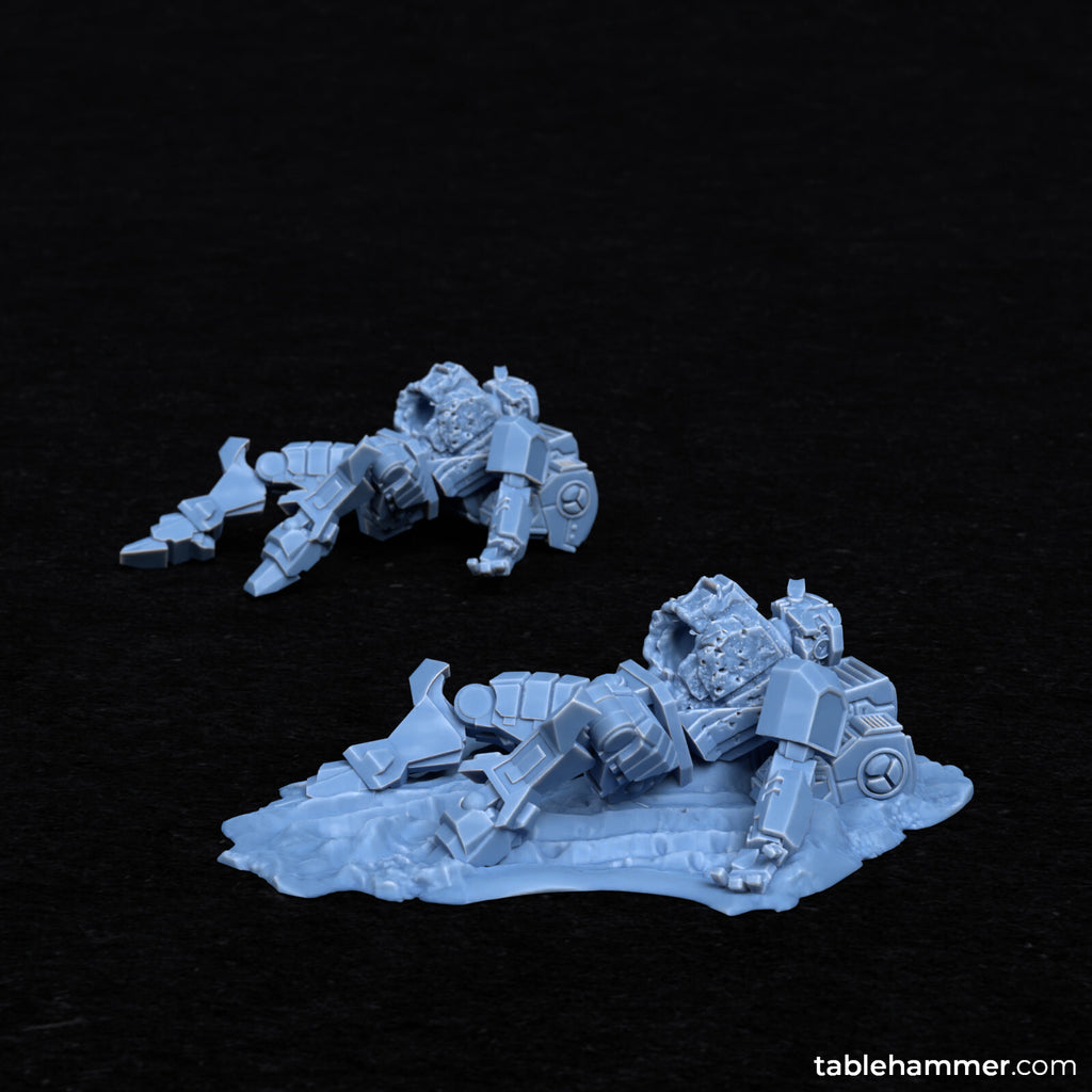Combatsuit wrecks - Scenic battlesuit casualities