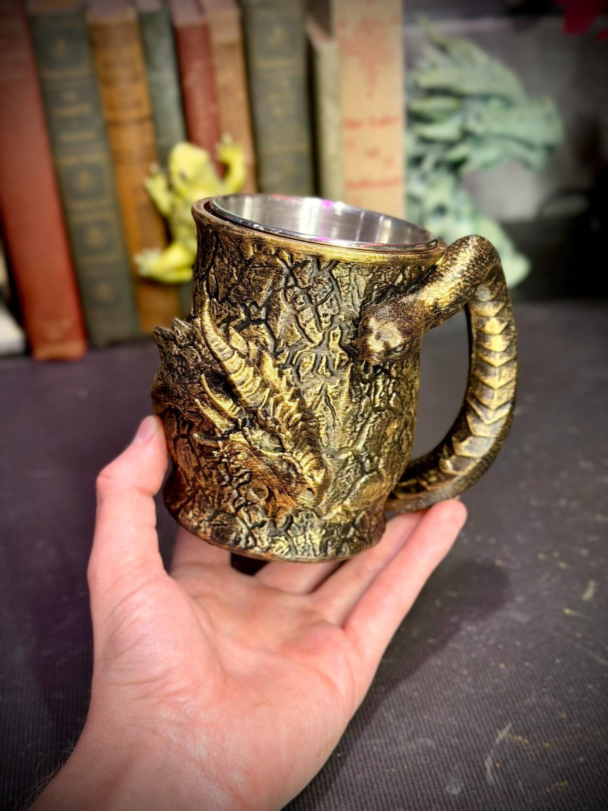 Dragon & Serpent Cup - Cosplay - DnD Gift Mug - Fantasy (unpainted)