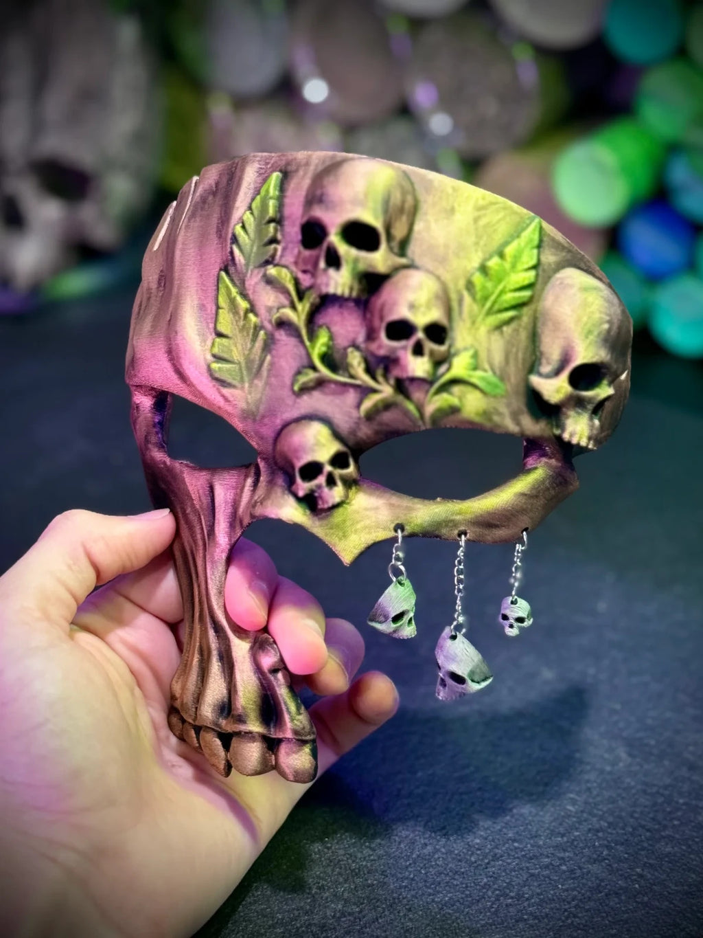 The Mask of the Forgotten - Halloween Mask - Gladiator's Skull Mask (unpainted)