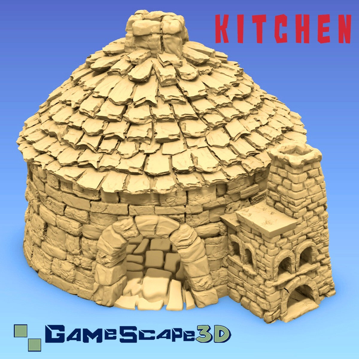 Kitchen & Oven - Cooking Hut - Appliance Building Terrain - Culinary Shack