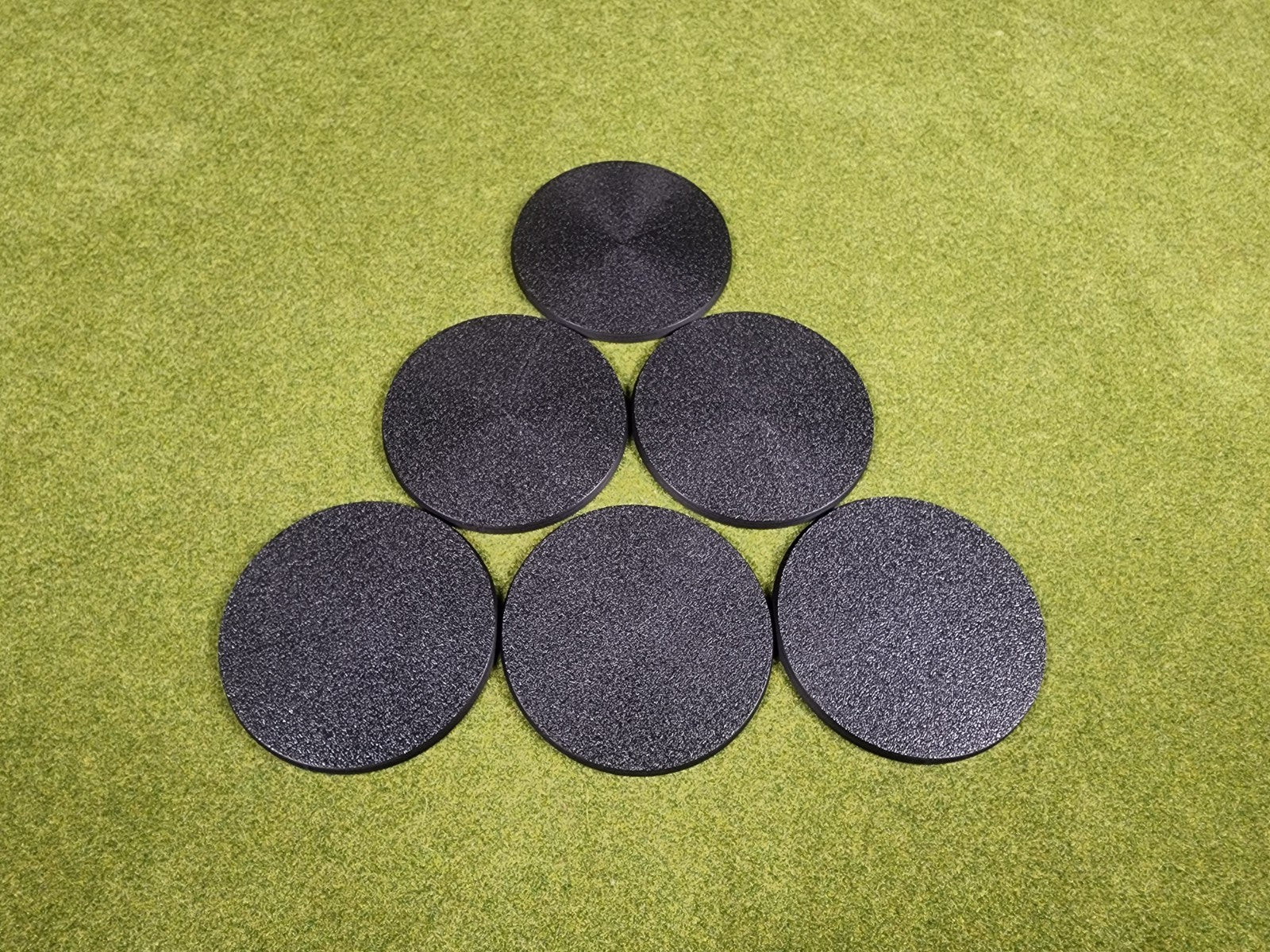 80mm Round Bases - Plain Beveled Bases - Wargaming Old School Bases