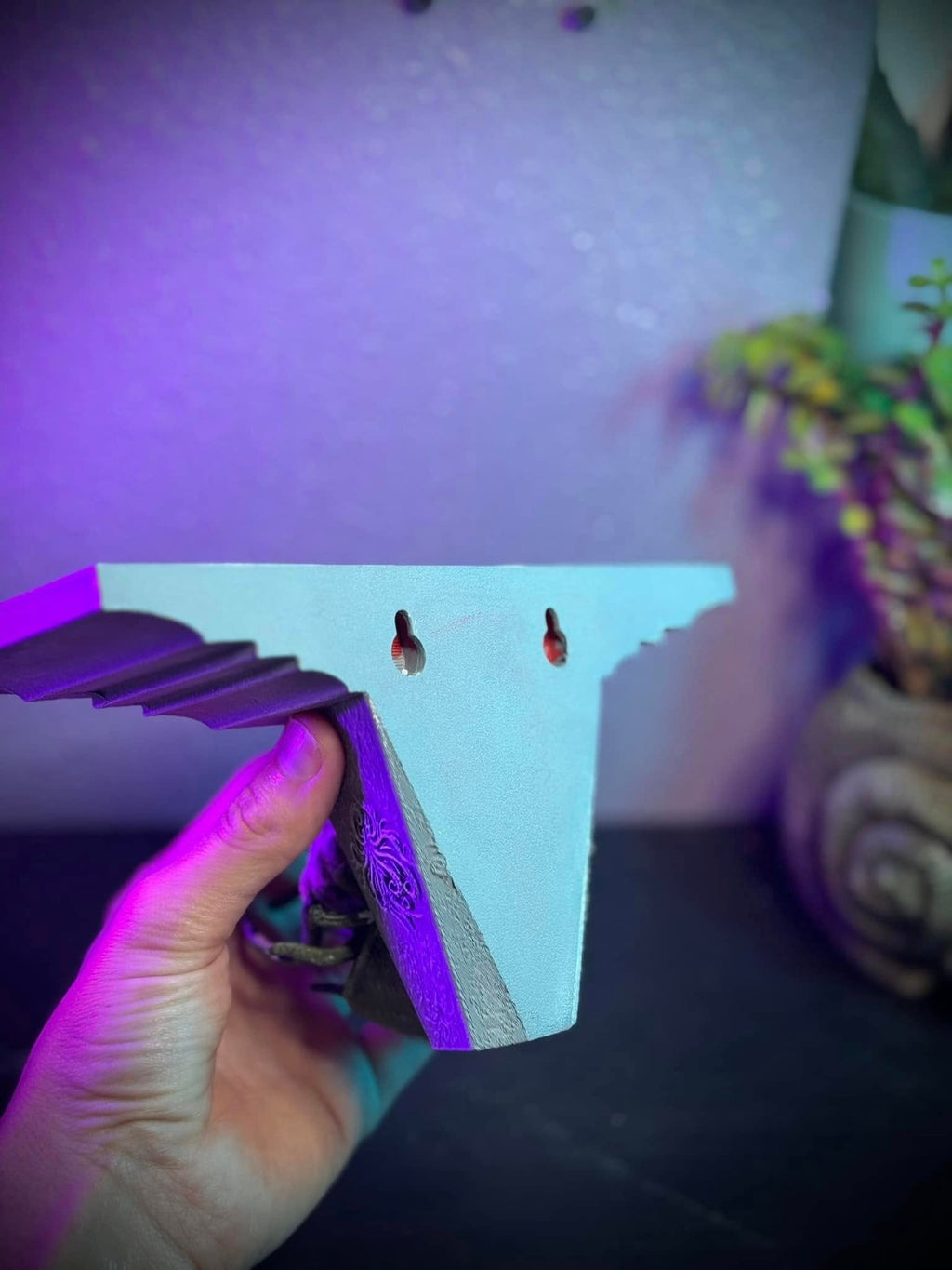 Chthulhu Mini Shelf - Wallet Phone Keys Check From The Void (unpainted)