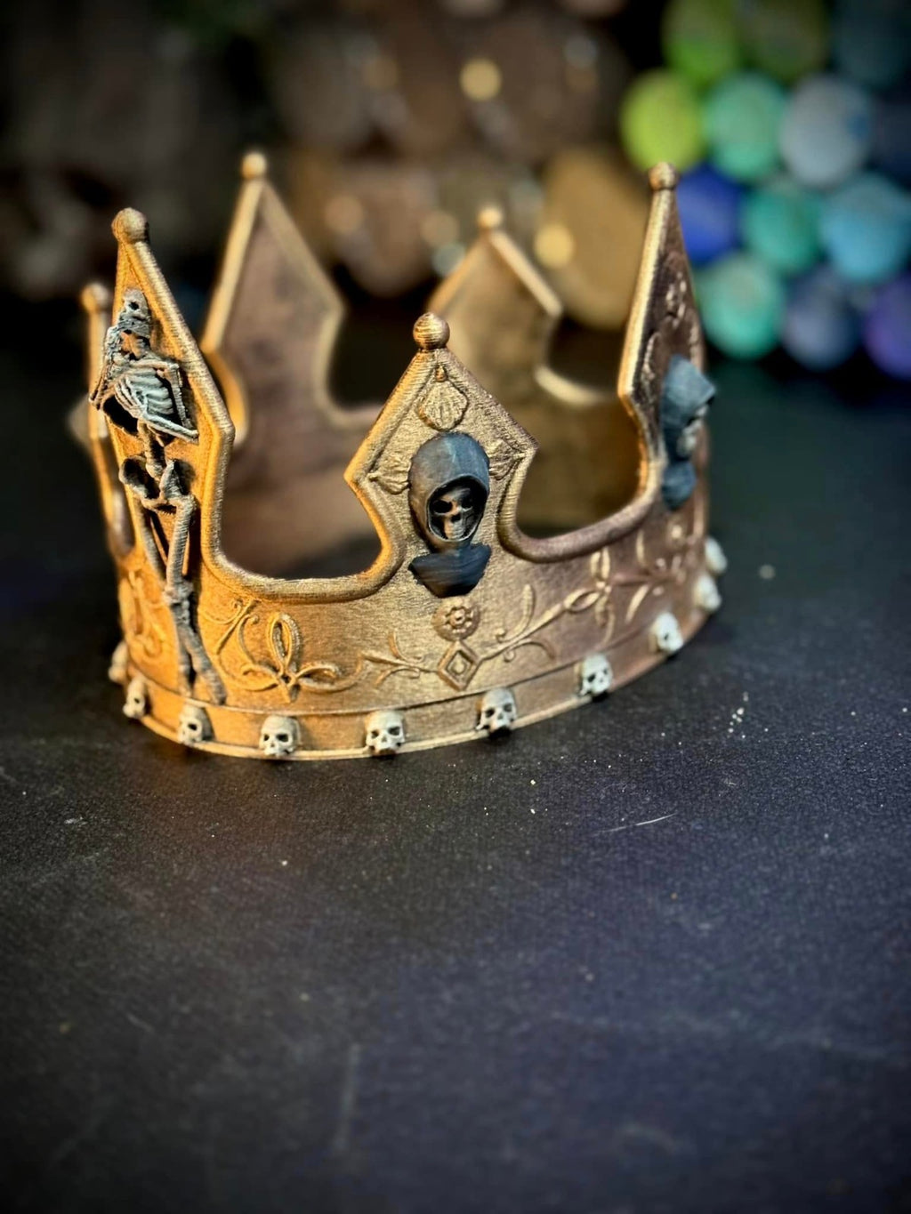 The Crown of the Silent Order - Cosplay Crown - Skeletal Crown (unpainted)