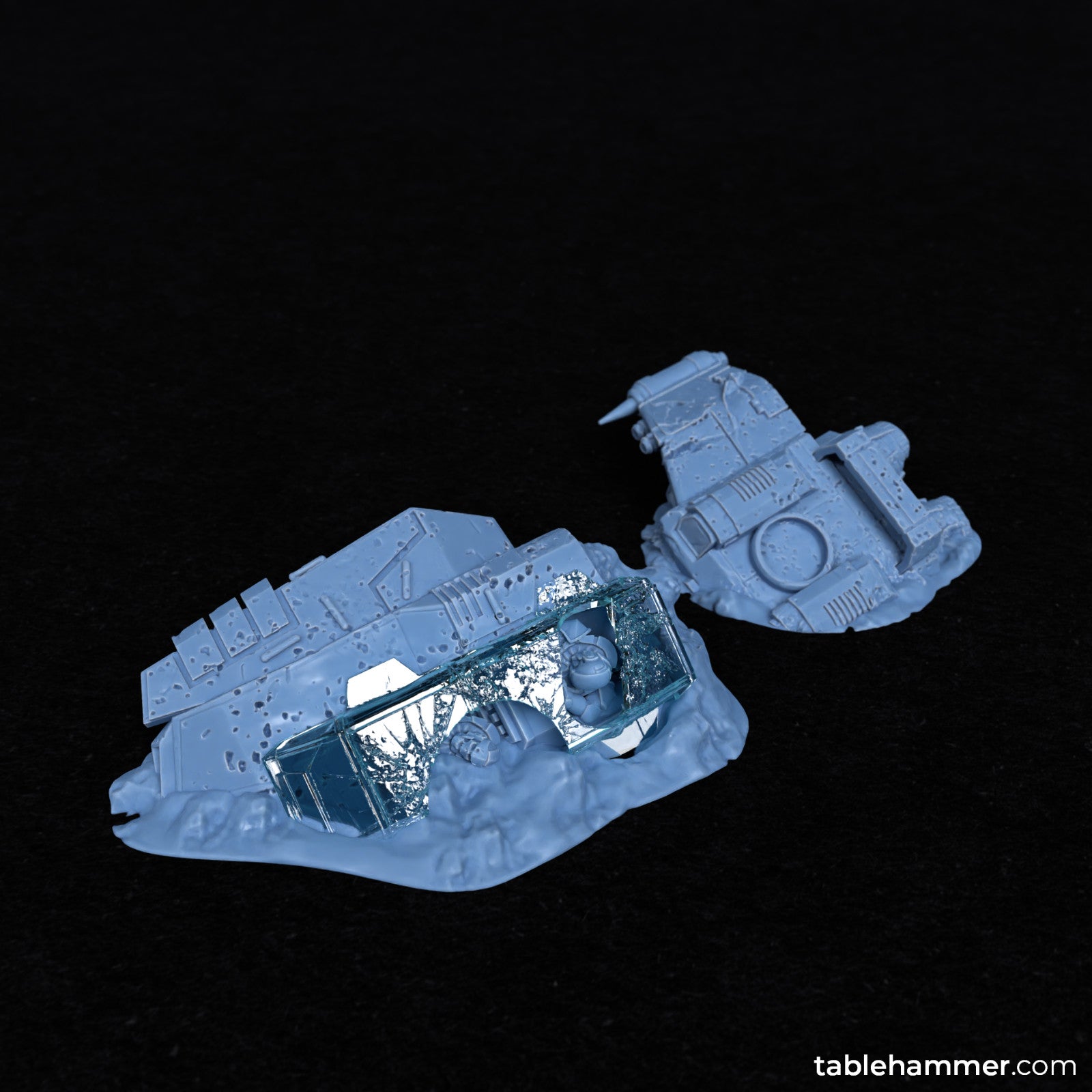 Human Skimmer Wreck (Casualties Scenery) - Crashed Ship - Plane Wreckage