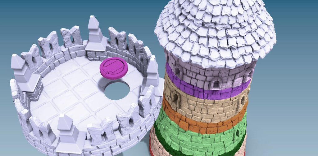 Watchtower with Ladder Access. Includes Battlement Option