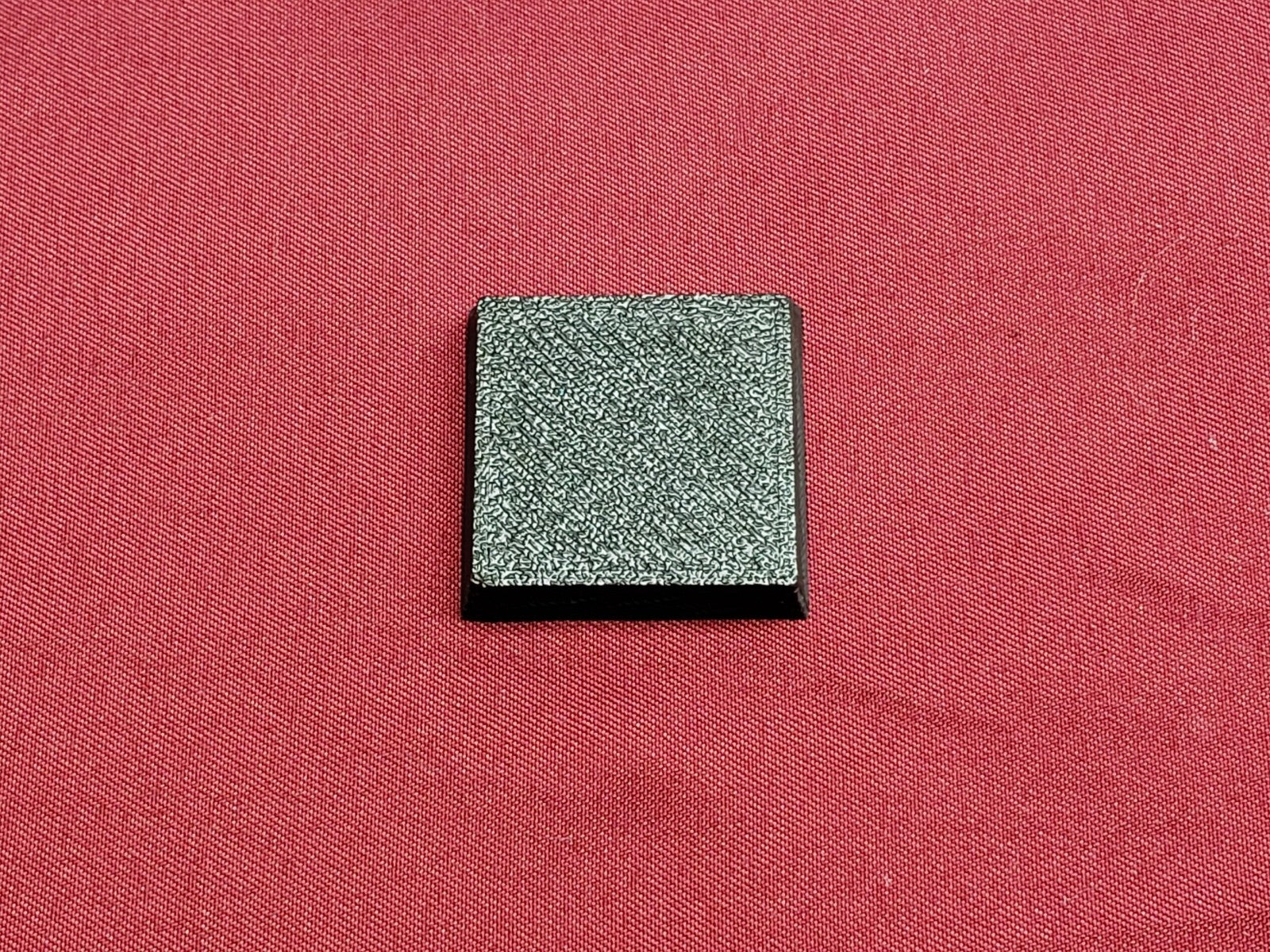 25mm Square Bases - Plain Beveled Bases - Wargaming Old School Bases