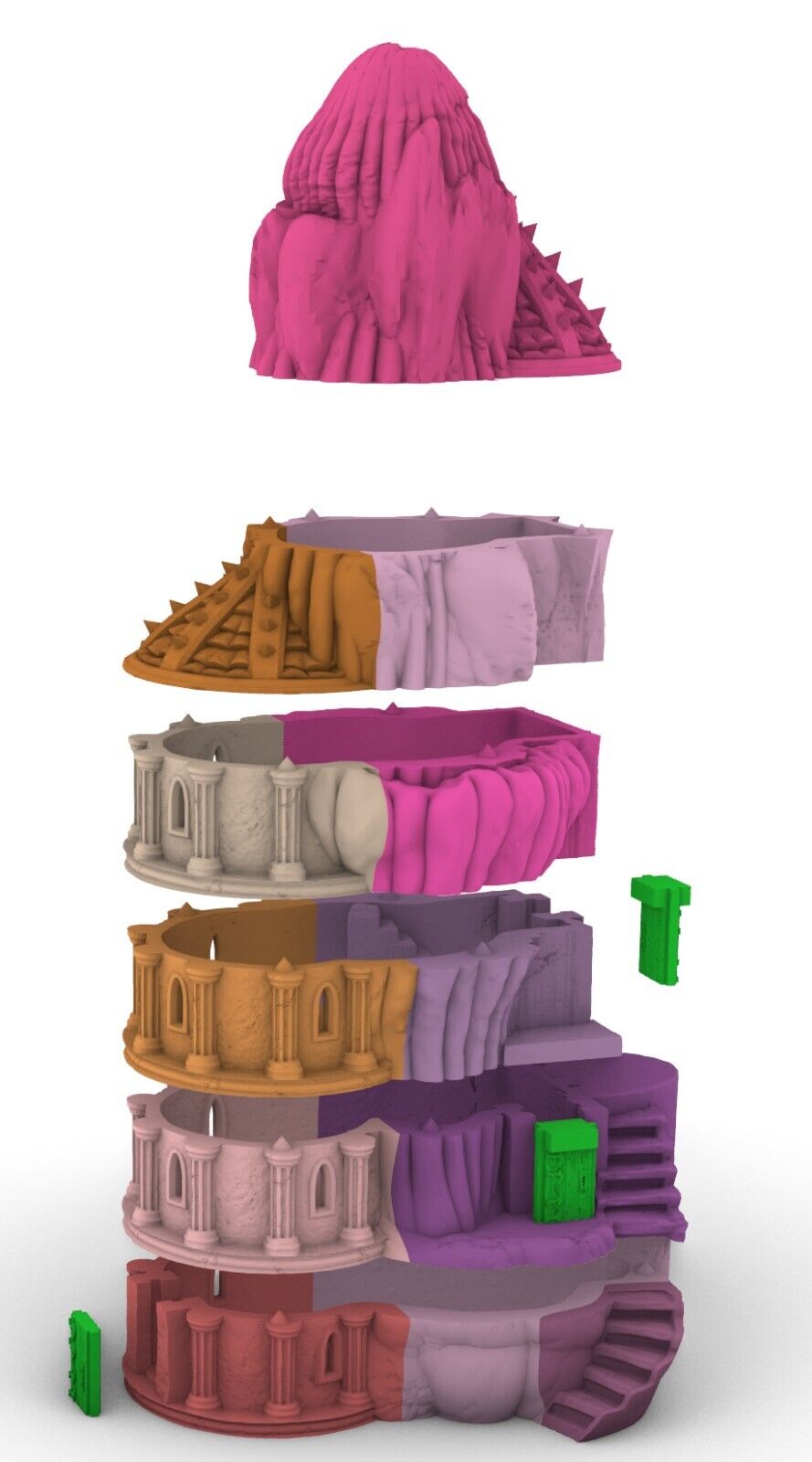 Drow House 4 - Matriarch Family Dwelling - Noble Home - Cliffside Castle