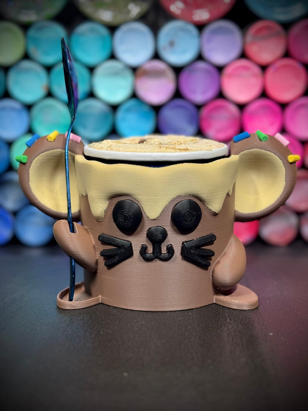 Mice Cream Ice Cream Holder - Chibi Ice Cream Koozie (unpainted)