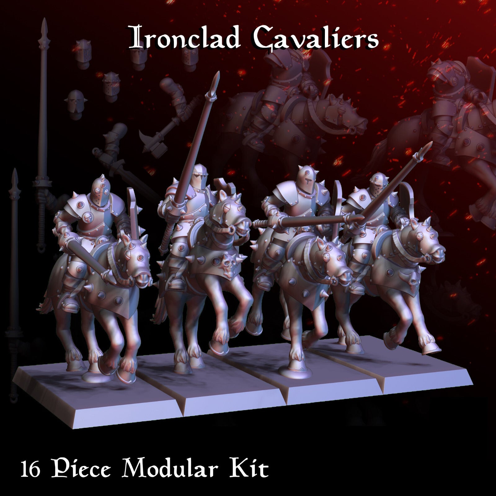 Ironclad Cavaliers Kit - Warriors Knights - Chaotic Knights