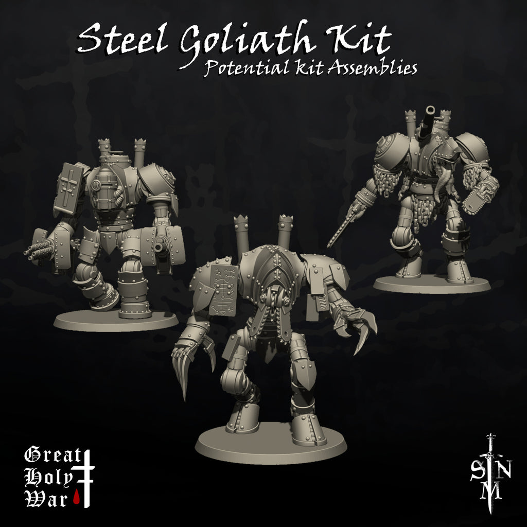 Great Holy War: Steel Goliath Kit - Anchorite - War Wolf - Trenched Crusading
