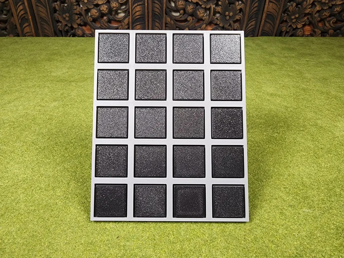 25mm SquareTo 30mm Square Base Conversion Movement Trays - Wargaming Old School