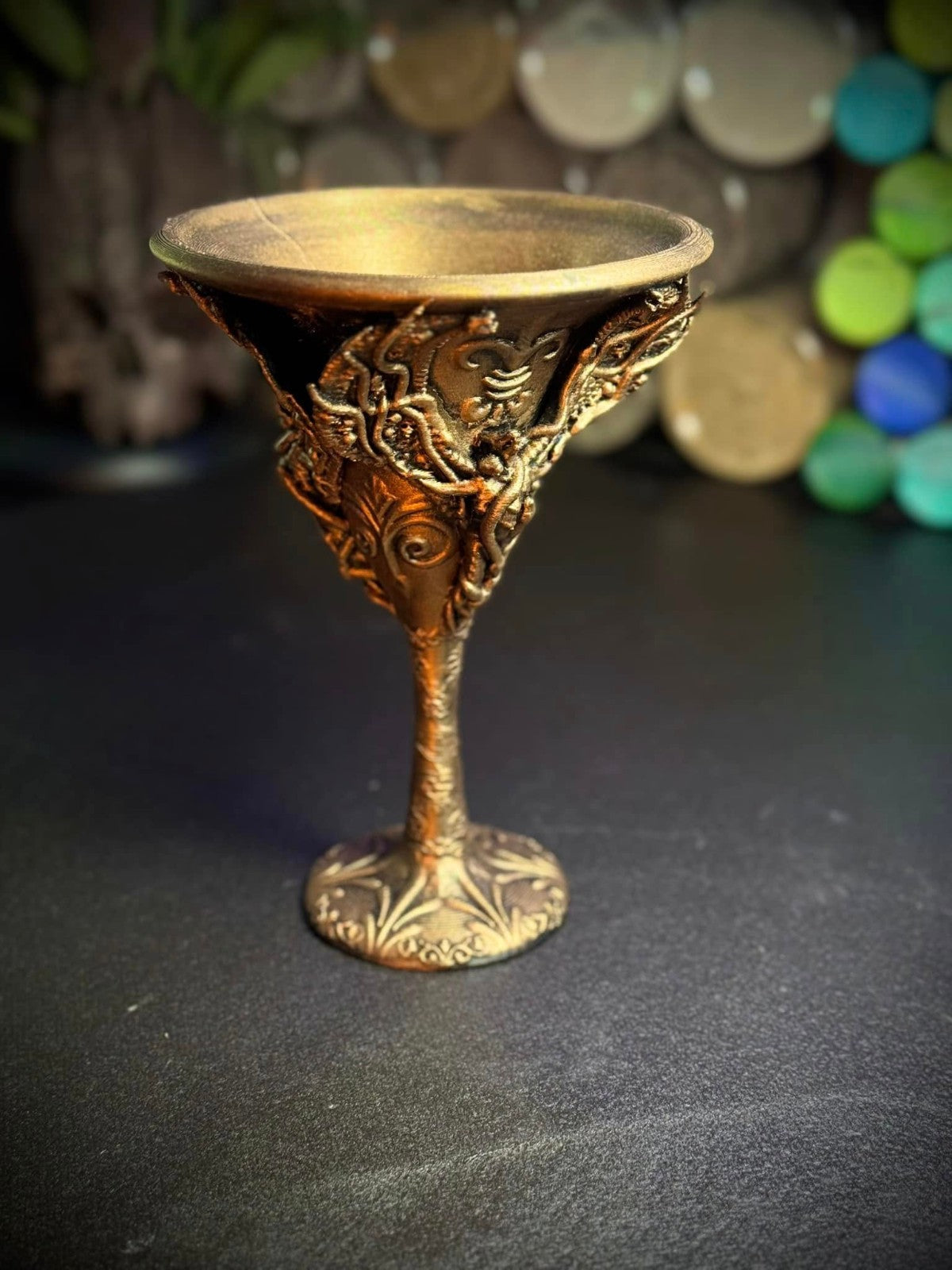 The Dragon Angel Chalice - Cosplay Drinking Cup - Holy Grail Prop (unpainted)
