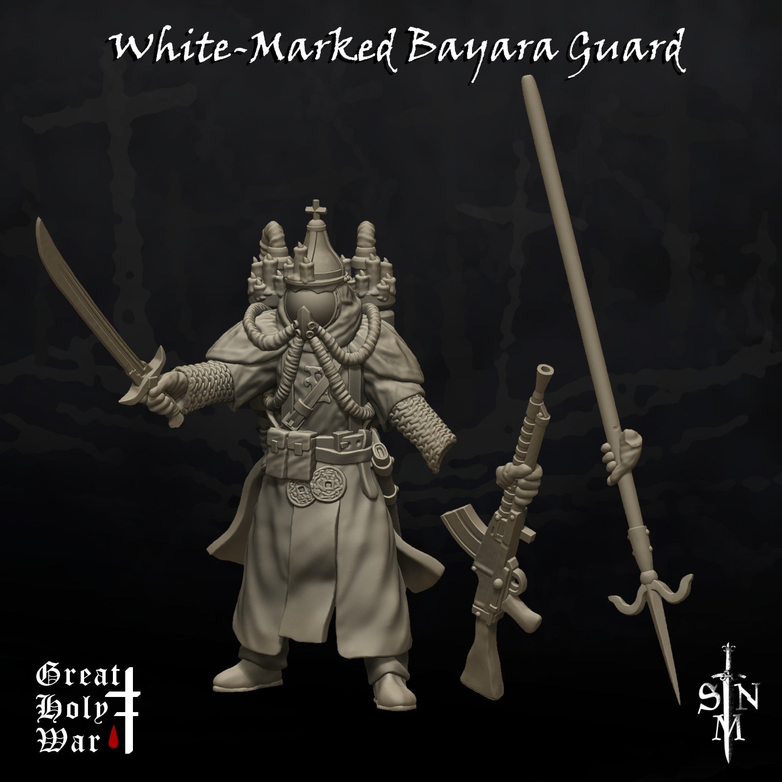 Great Holy War White Marked Bayara Guard - Imperial Ranger - Trench Commander