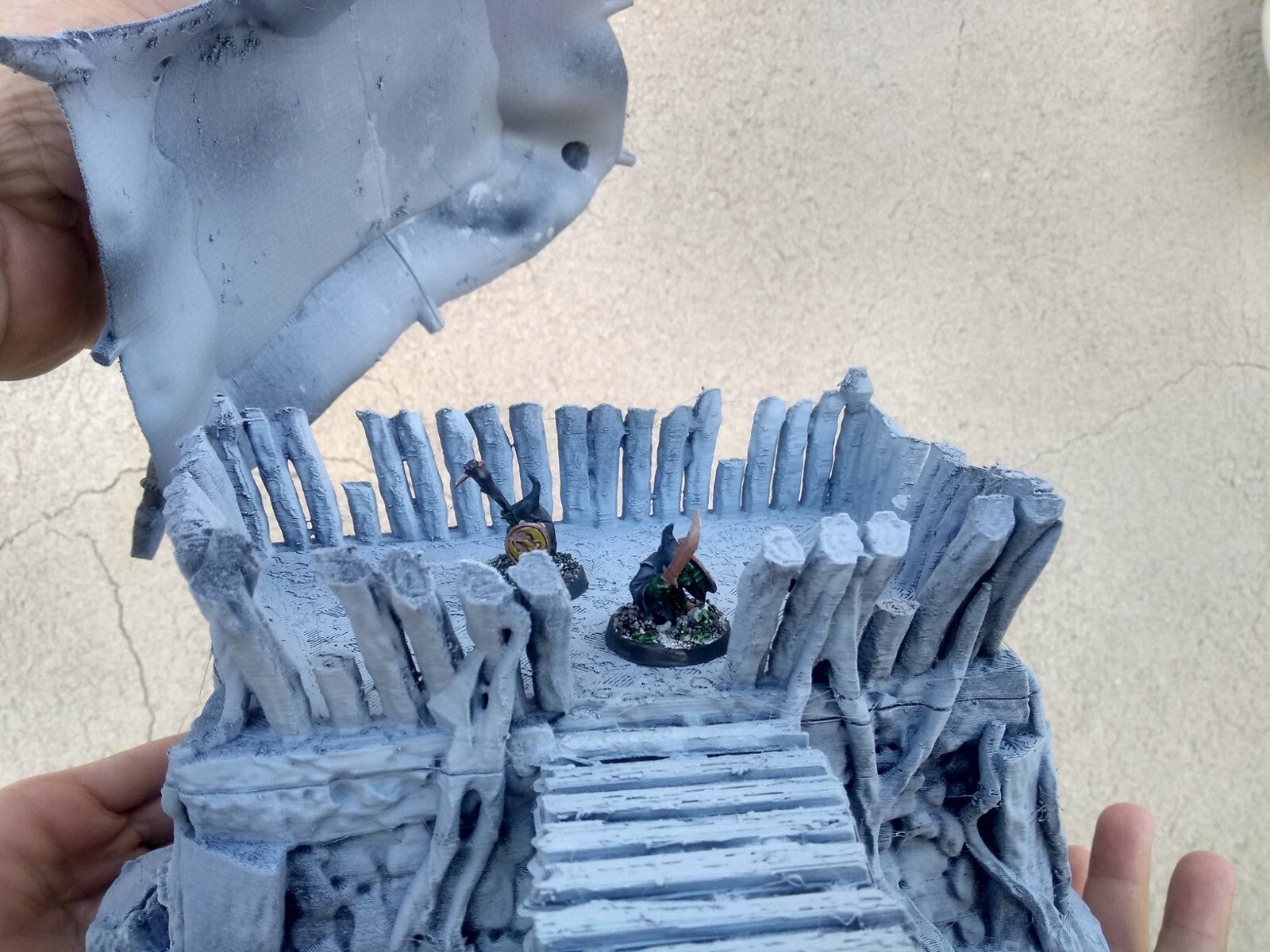 Goblin Swamp Clan House - Large Dwelling with Plank - Jungle Hut Terrain