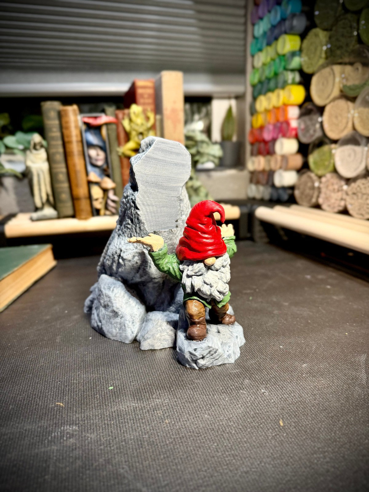 Gnome Book holder - Fantasy Decor (unpainted)