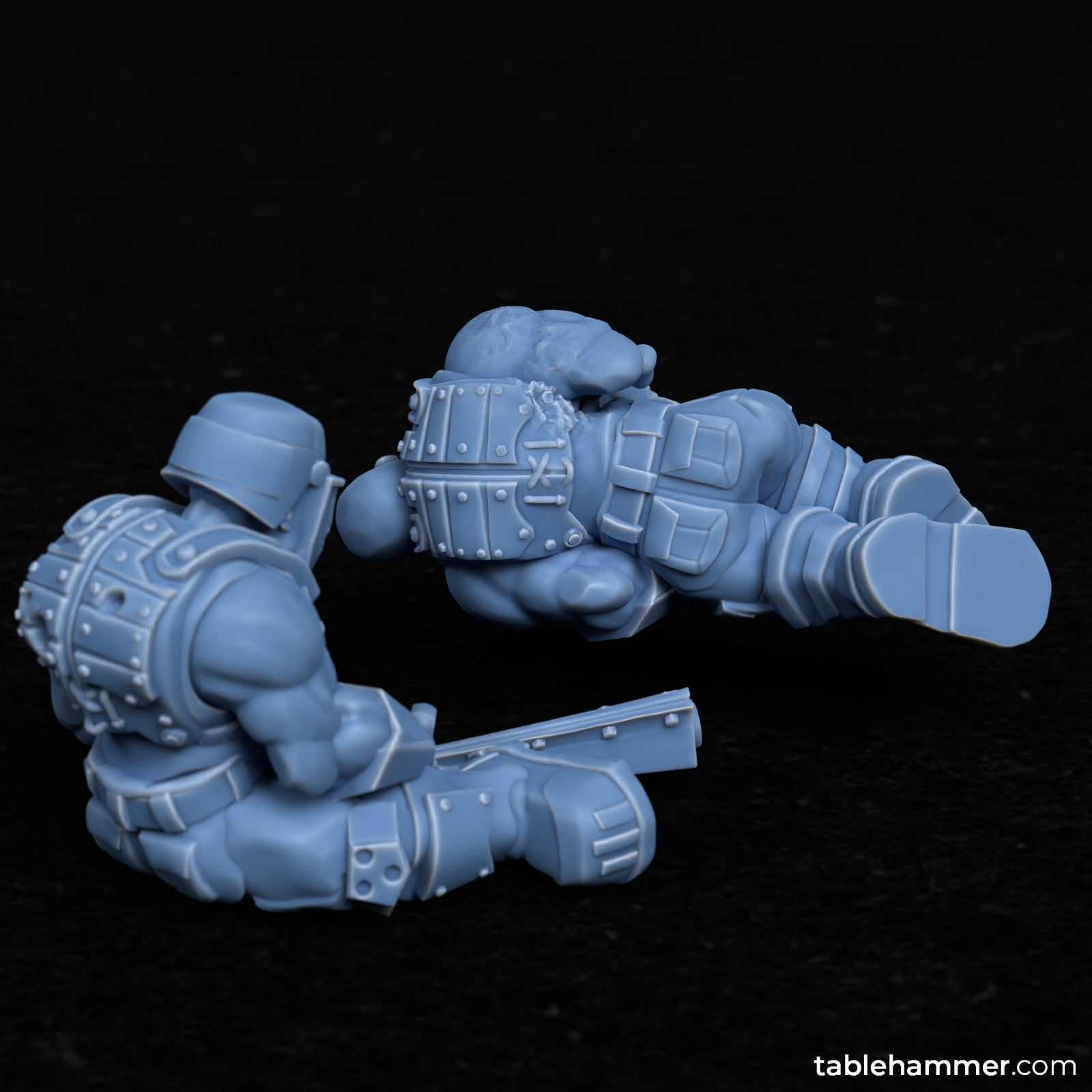 Ogre Casualties (scifi ogre security team corpses) -Infantry Bodies and Cadavers