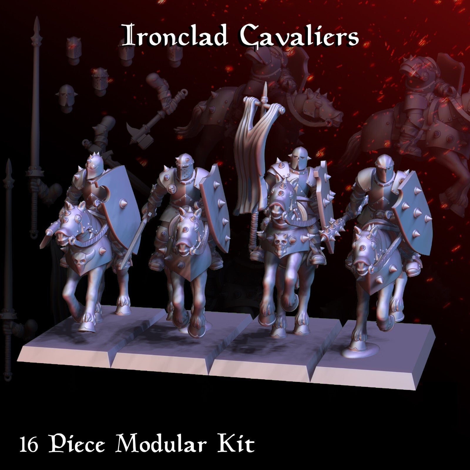 Ironclad Cavaliers Kit - Warriors Knights - Chaotic Knights