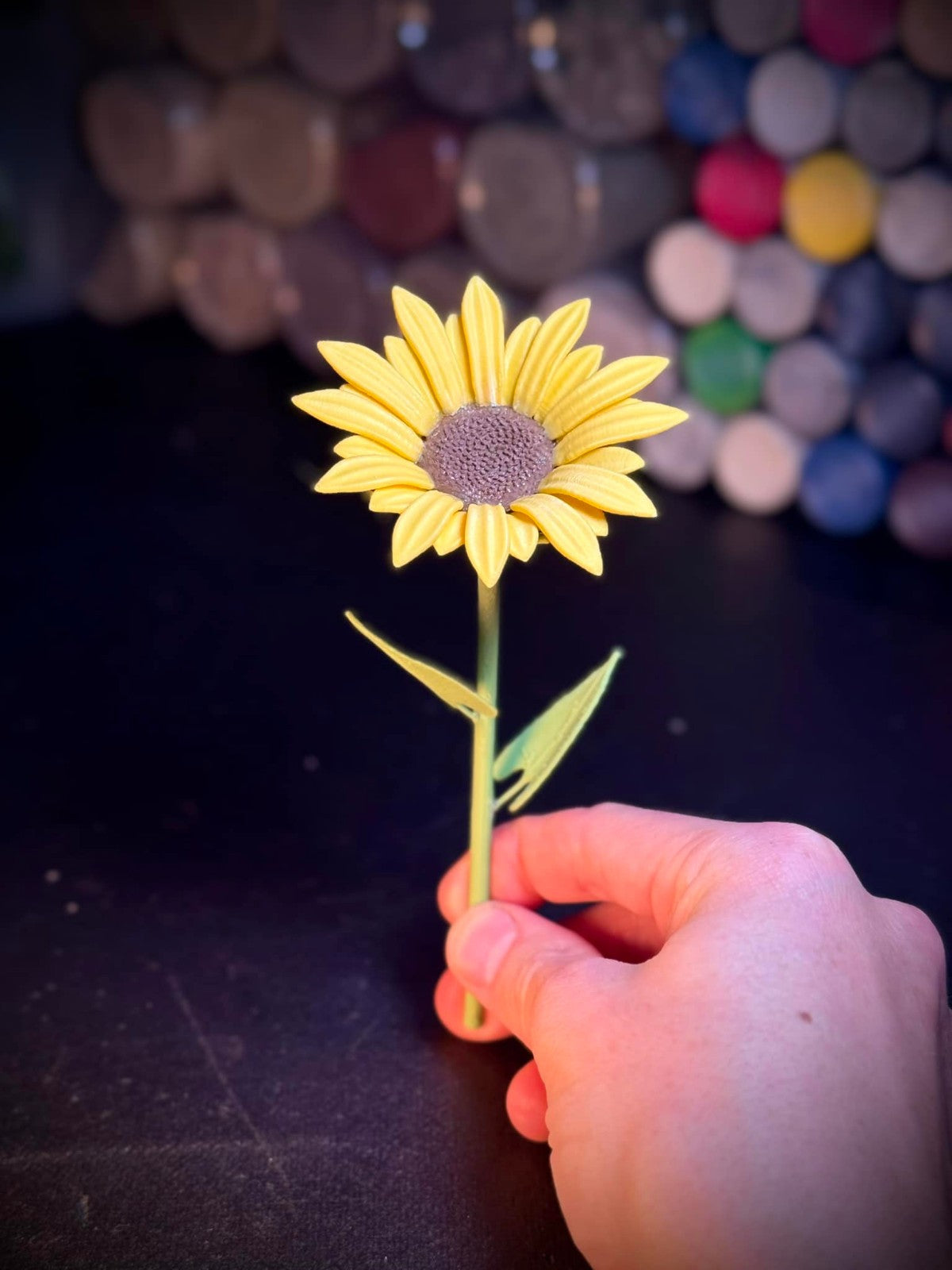 Sunflower with Stem - Evergreen Home Decor (unpainted)