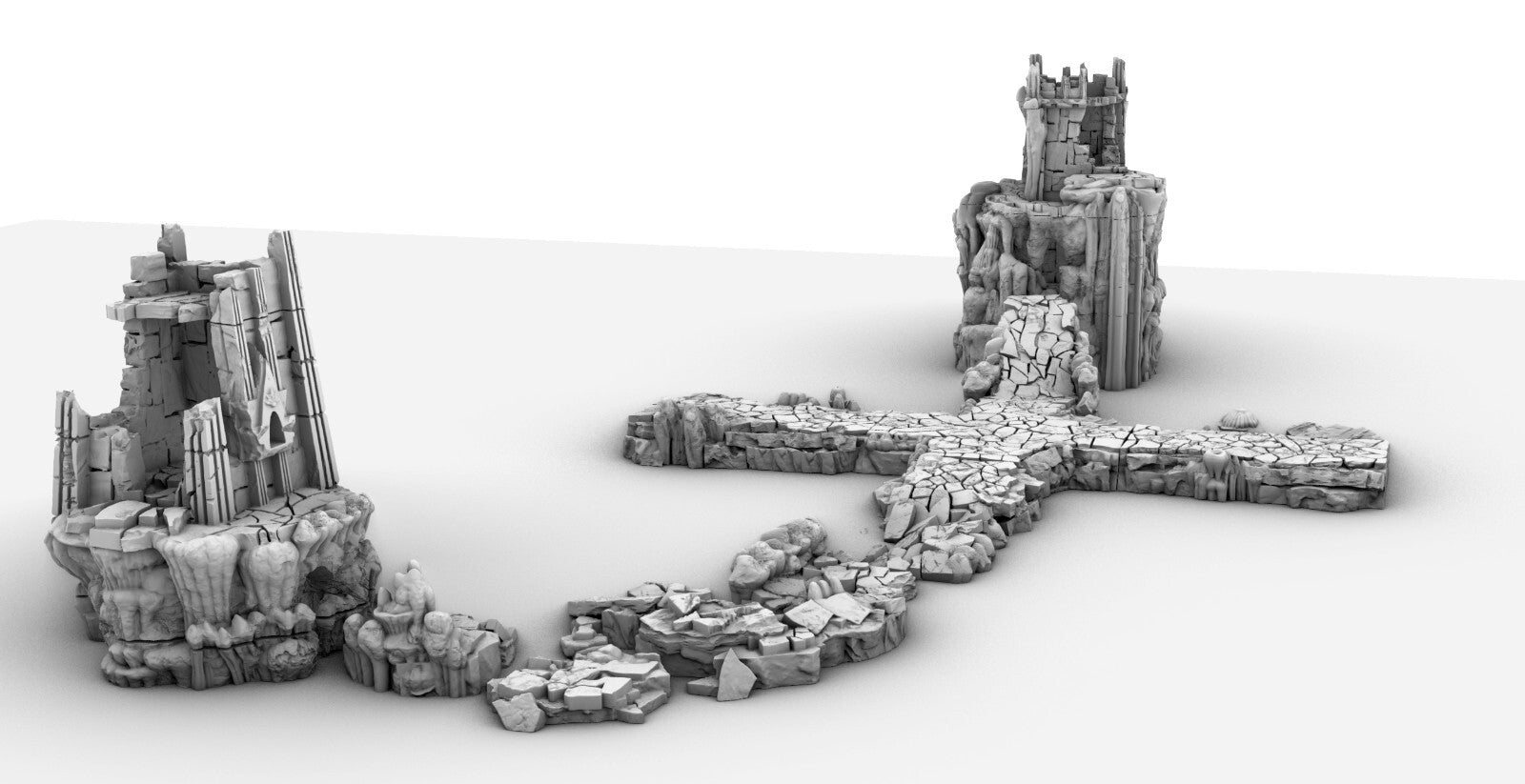 Dark Elf Tower Ruins & Underdark Road Extras
