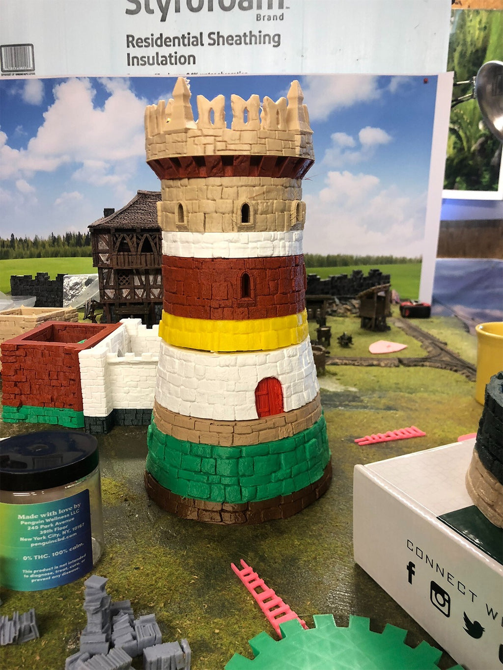 Watchtower with Ladder Access. Includes Battlement Option