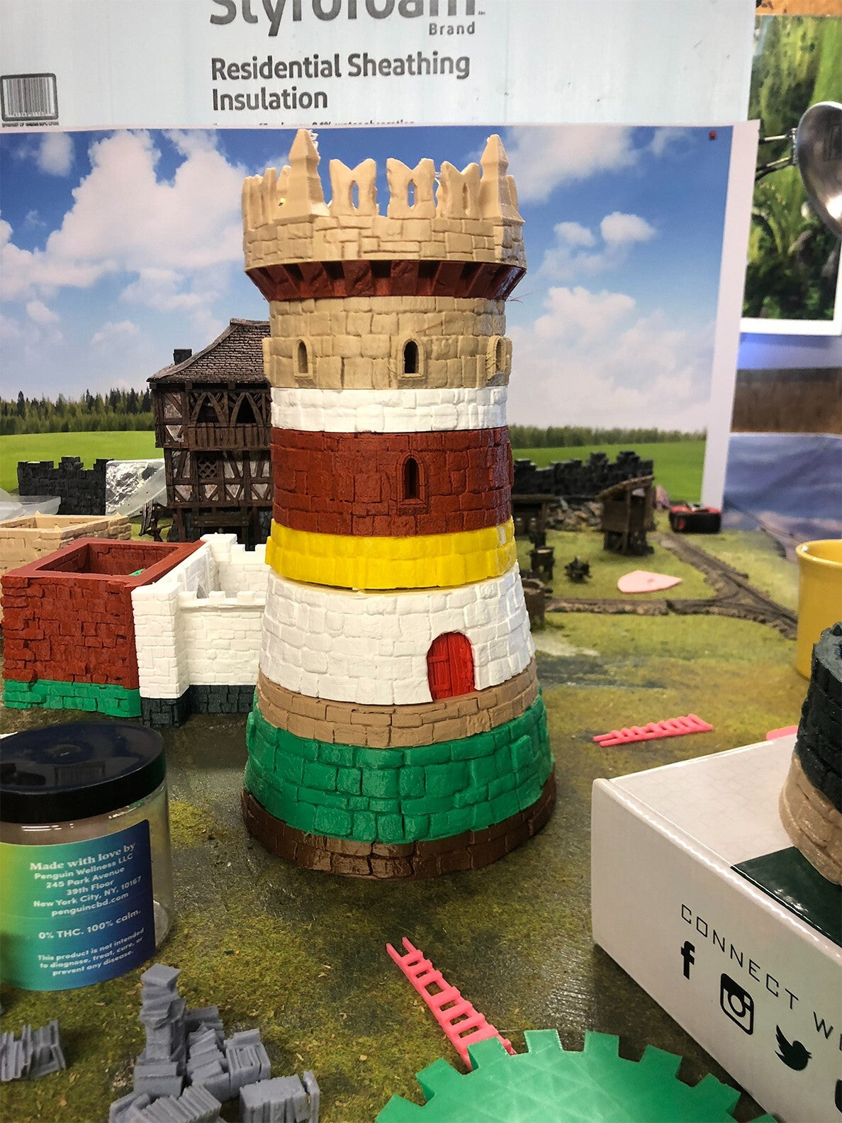 Watchtower with Ladder Access. Includes Battlement Option