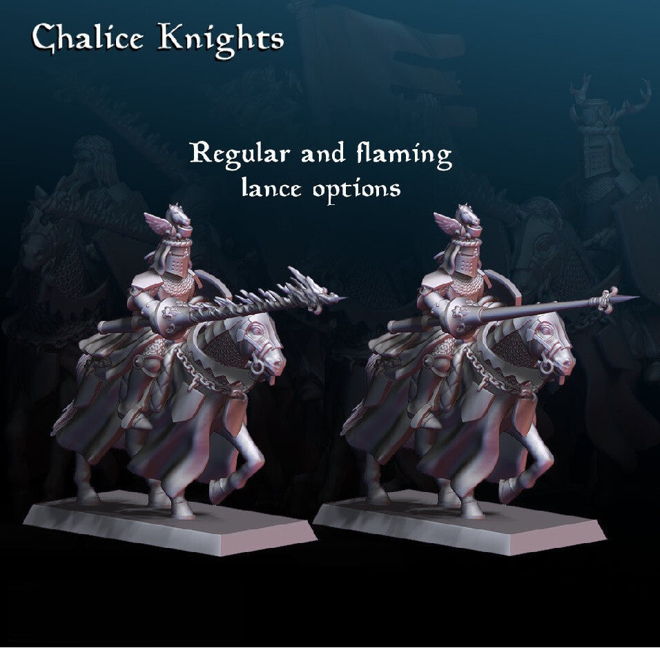 Chalice Knights - Knights of the Holy Grail - Flaming Lances