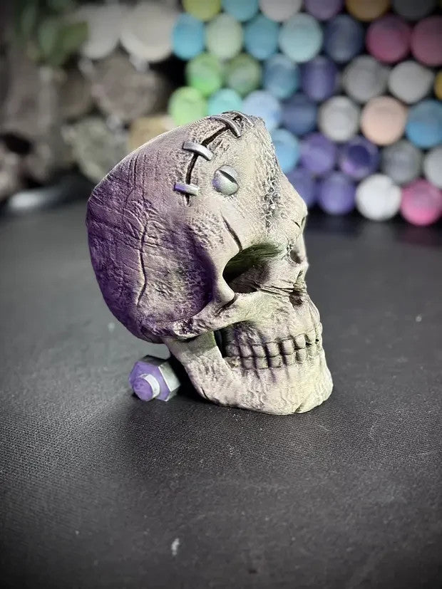 The Skull of Frankenstein's Monster - Halloween Decor - Monster Skull (unpainted)