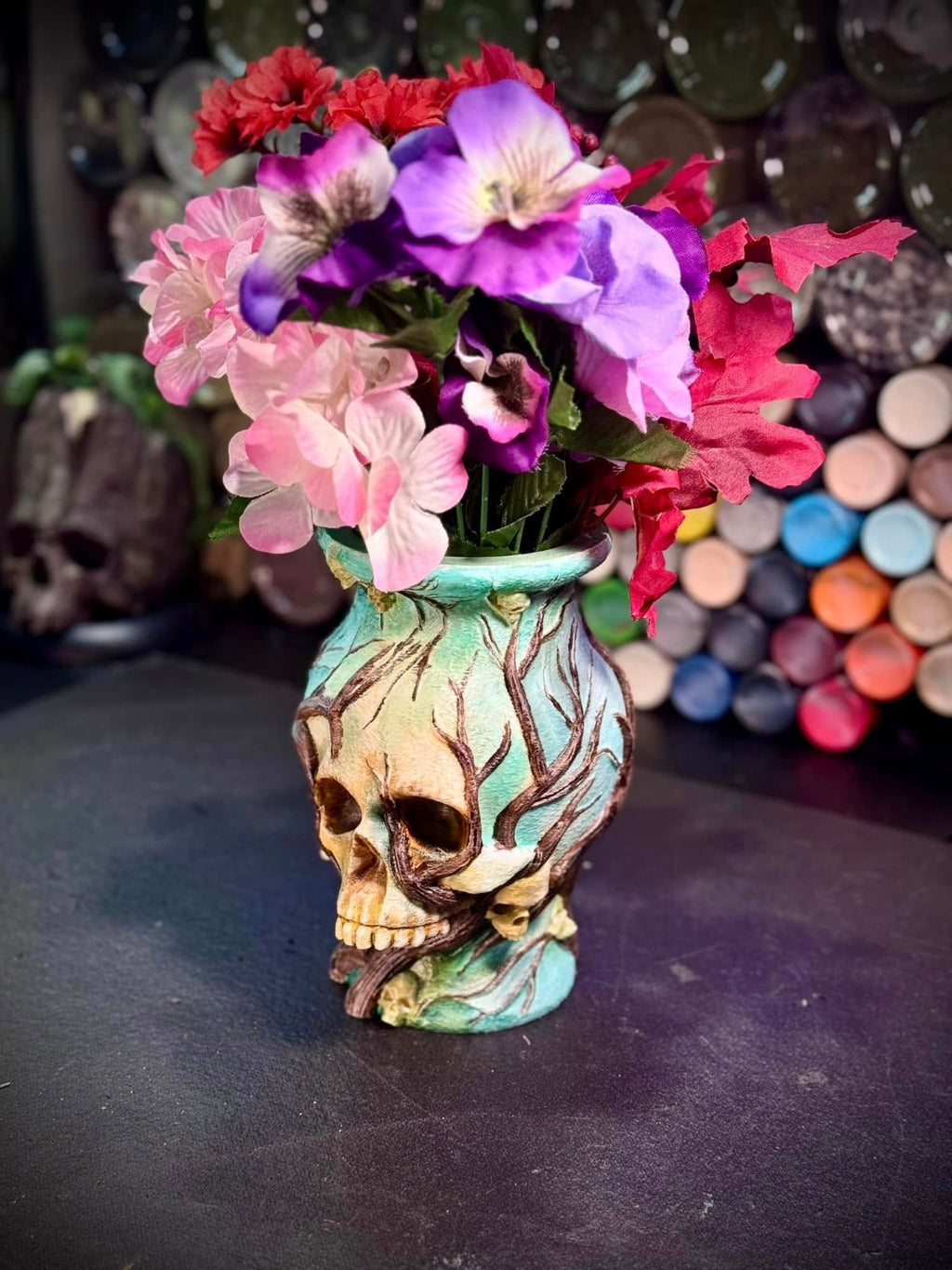 The Forbidden Vase - DnD Table Centerpiece - Necromancer's Flower Pot (unpainted)