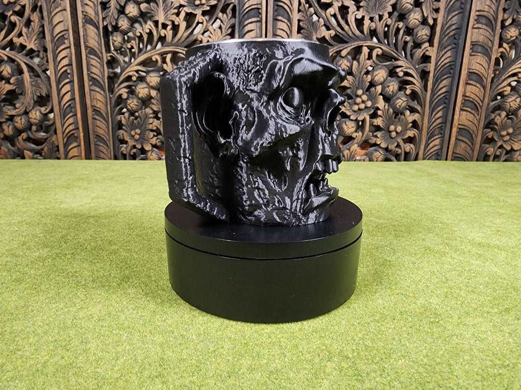 Zombie Cup - Frankenstein's Mug on a Mug - Halloween Mug (unpainted)