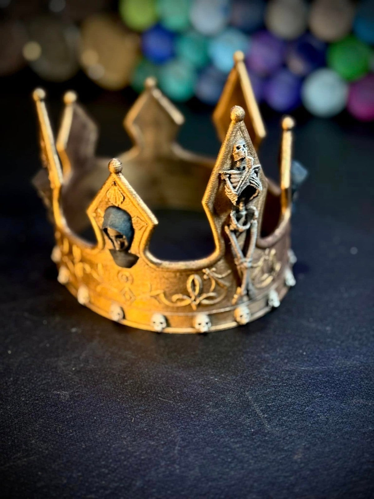 The Crown of the Silent Order - Cosplay Crown - Skeletal Crown (unpainted)