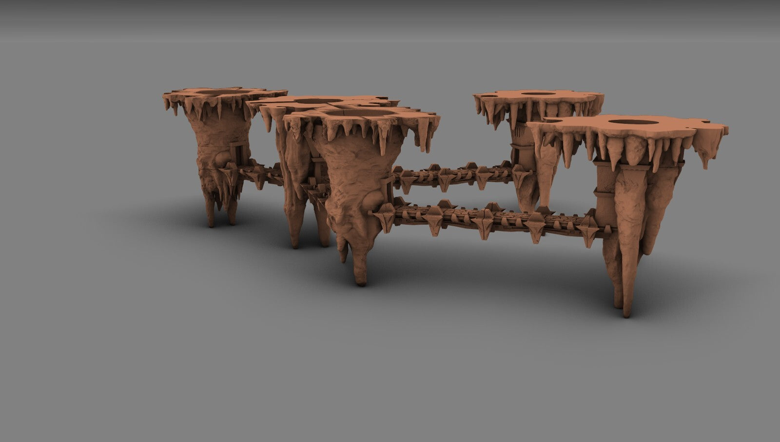 Fortified Stalactite & Bridge Compound