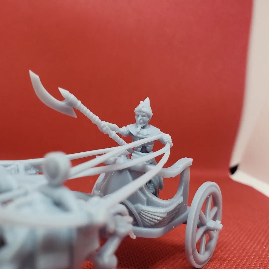 Ancient Pharaoh King - Mummy Prince of the Tombs - Mummy on Chariot