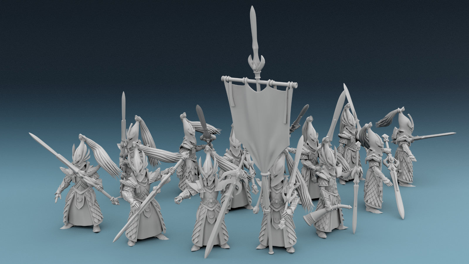Elves with Two-Handed Swords