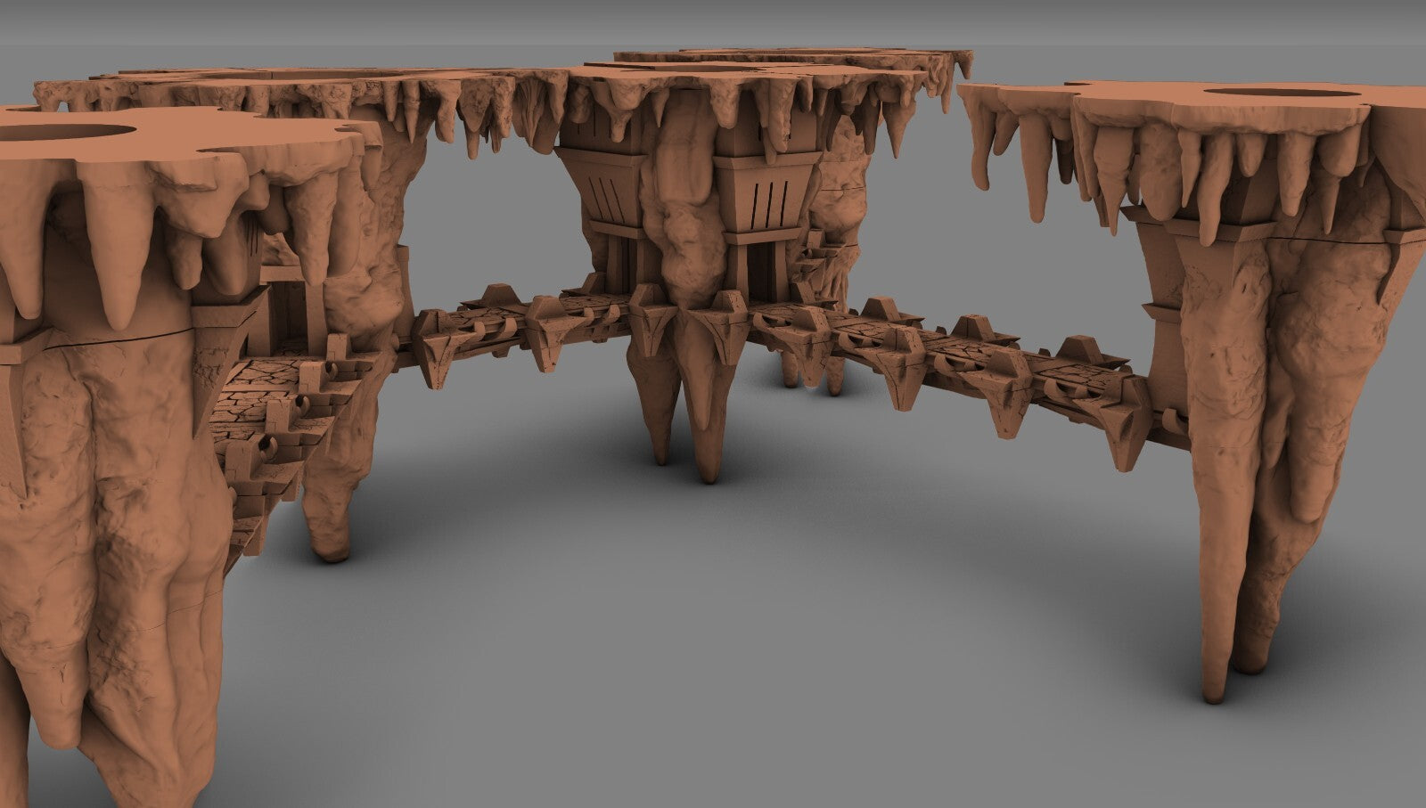 Fortified Stalactite & Bridge Compound