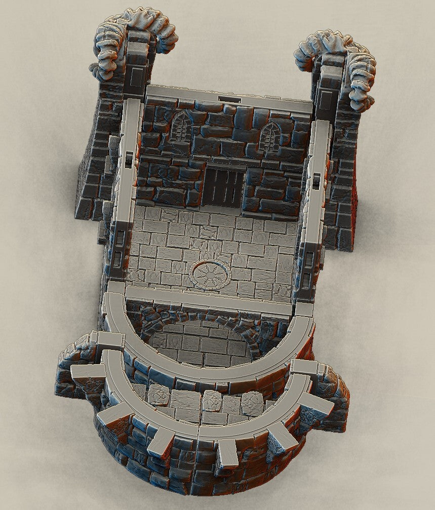 Skull Mini Castle Terrain Building