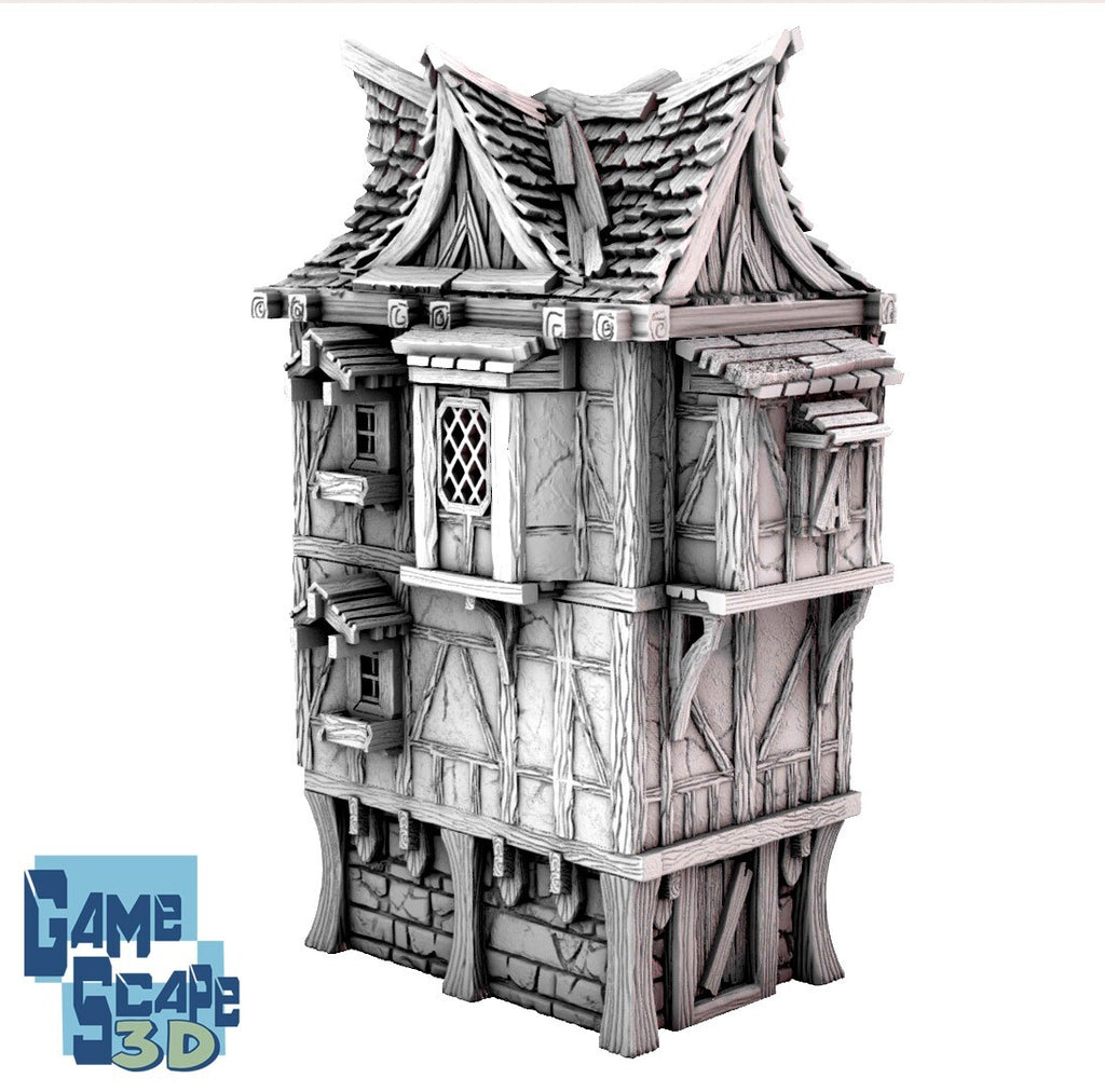 3 Story Timber Frame with stairs - Tall Dwelling - Multi layered House