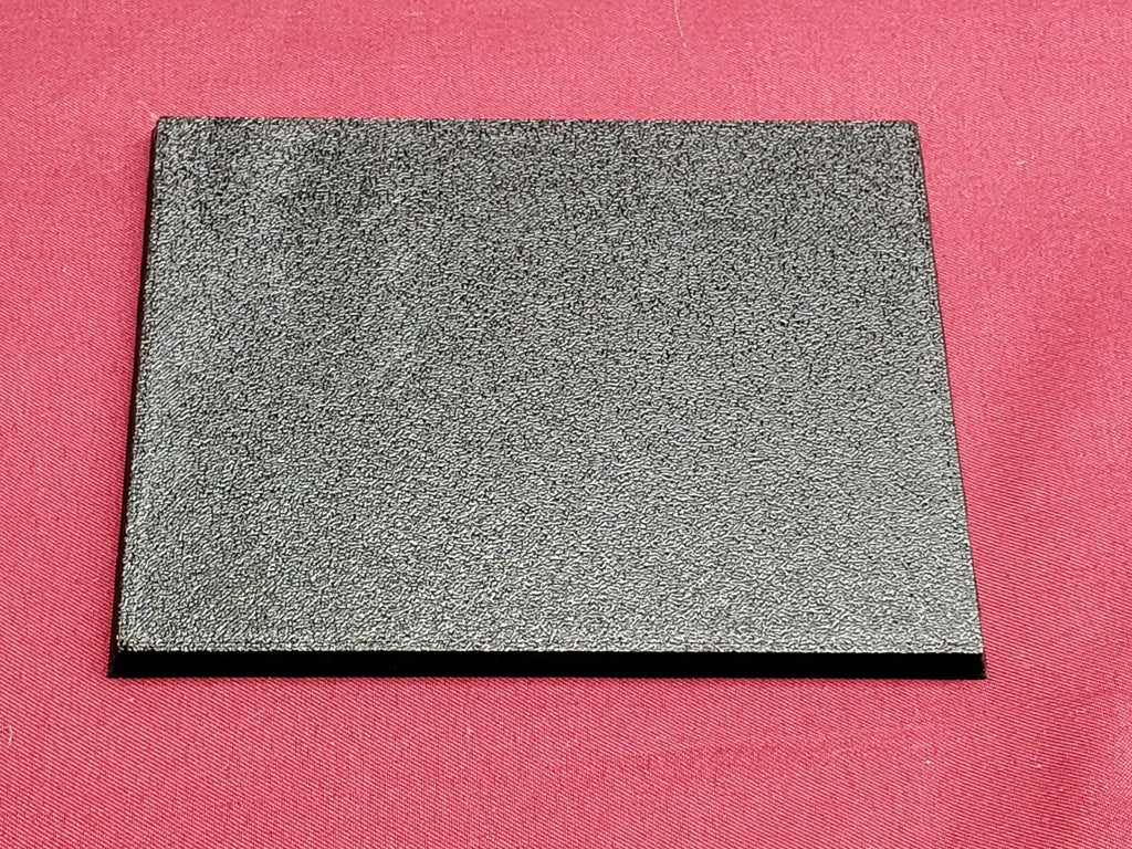 75x100mm Square Bases - Plain Beveled Bases - Wargaming Old School Bases