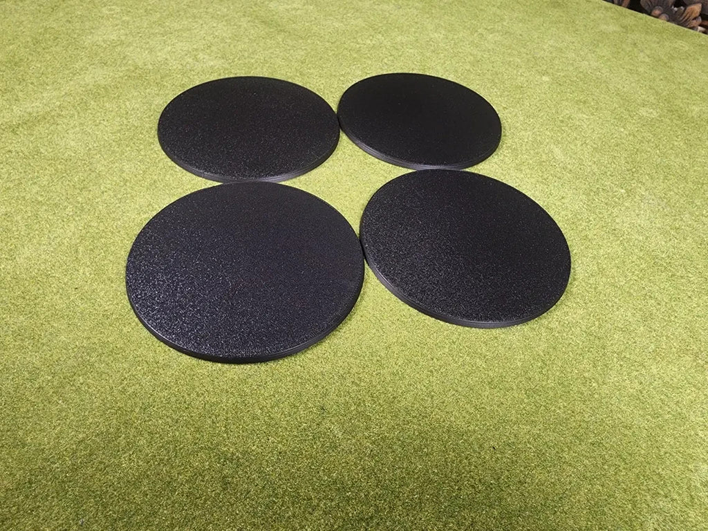 130mm Round Bases - Plain Beveled Bases - Wargaming Old School Bases