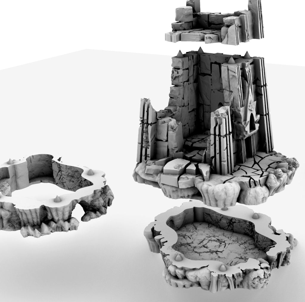 Dark Elf Tower Ruins & Underdark Road Extras