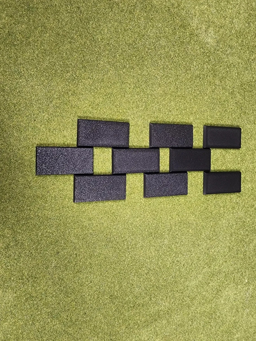 30x60mm Square Bases - Plain Beveled Bases - Wargaming Old School Bases