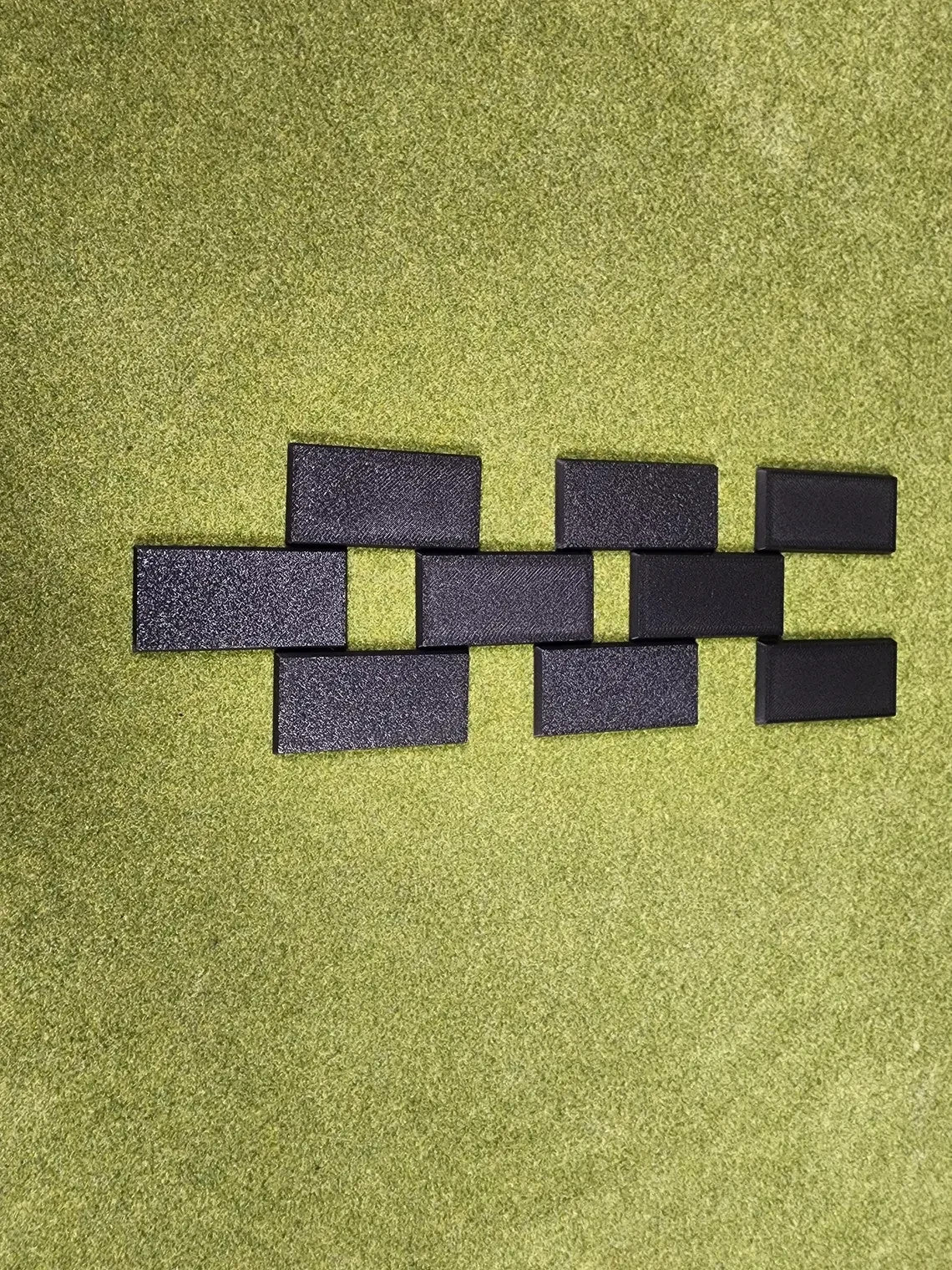 30x60mm Square Bases - Plain Beveled Bases - Wargaming Old School Bases