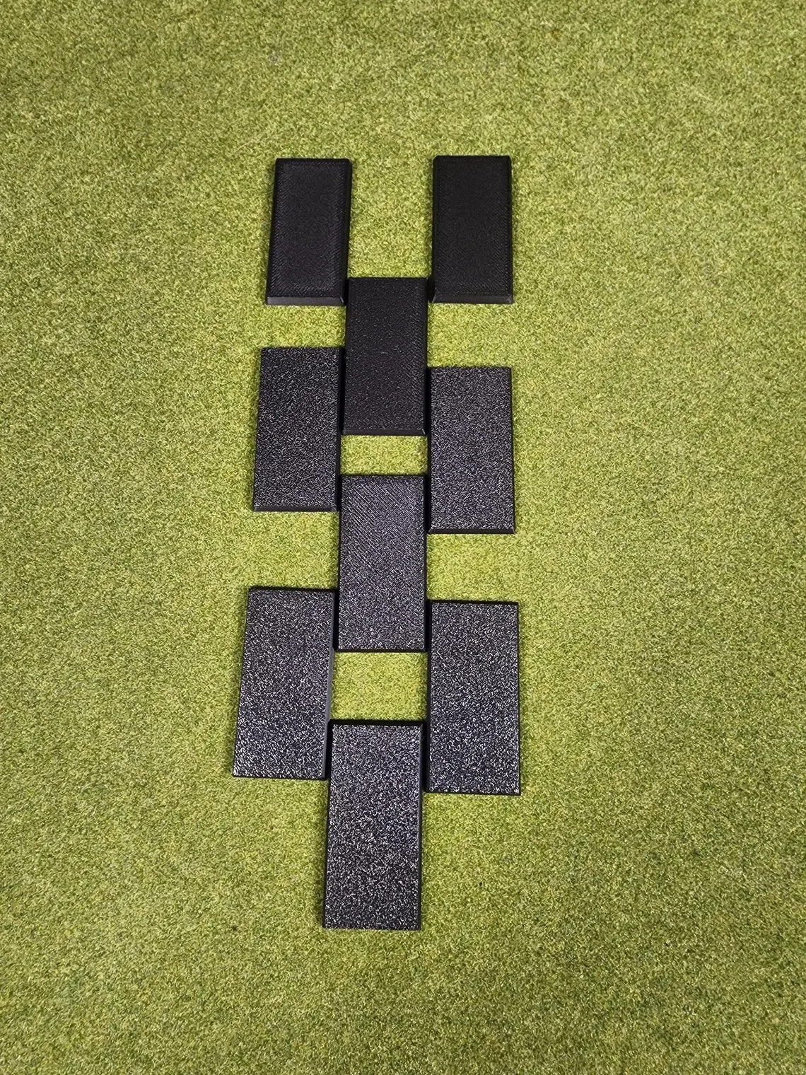 30x60mm Square Bases - Plain Beveled Bases - Wargaming Old School Bases